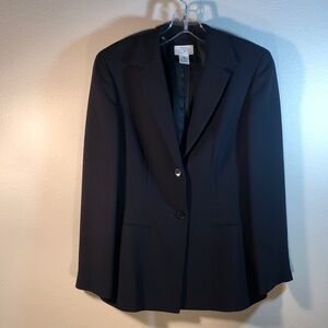 LOFT Women's Elegant Black Suit Jacket, Size 8 Petite